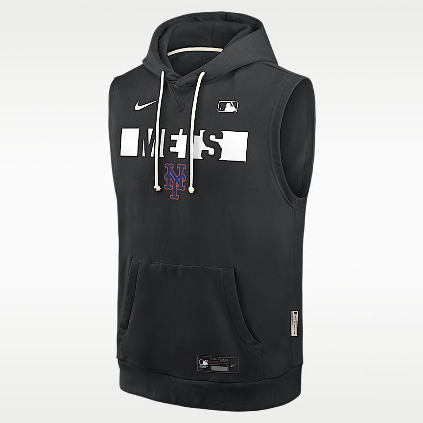 NIKE New York Mets ウィンドブレーカー New York Mets Authentic Collection Men's Nike Dri-FIT MLB 1/4-Zip